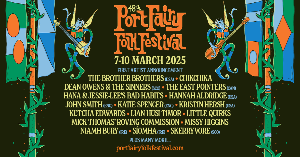 Check Out The First Artist Lineup For Port Fairy Folk Festival 2025